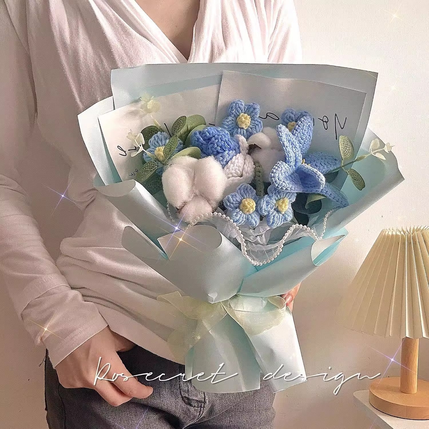 Everlasting Bloom knitted bouquet